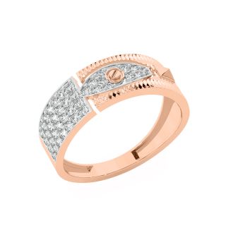 Oscar Round Diamond Ring For Men